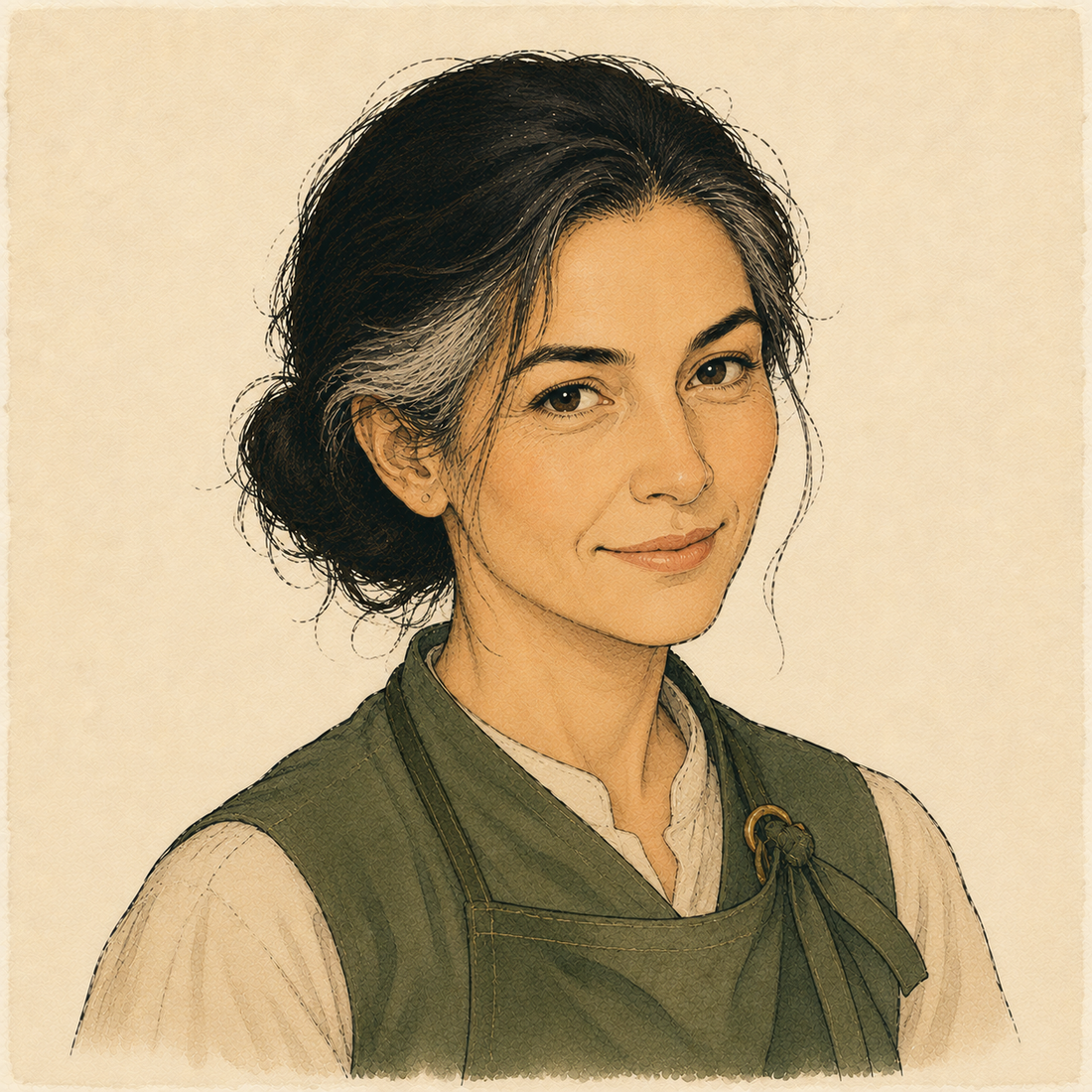 Portrait of Nicola, FOLDORI's fictional learning companion